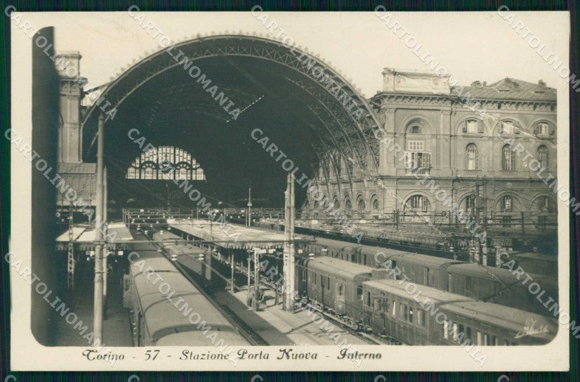 Torino Città Interno Stazione Porta Nuova Treno Foto cartolina MX0191 – fronte