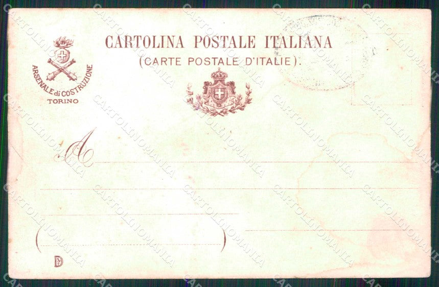 Torino Arsenale di Costruzione TRACCE UMIDO cartolina MX0201 – retro