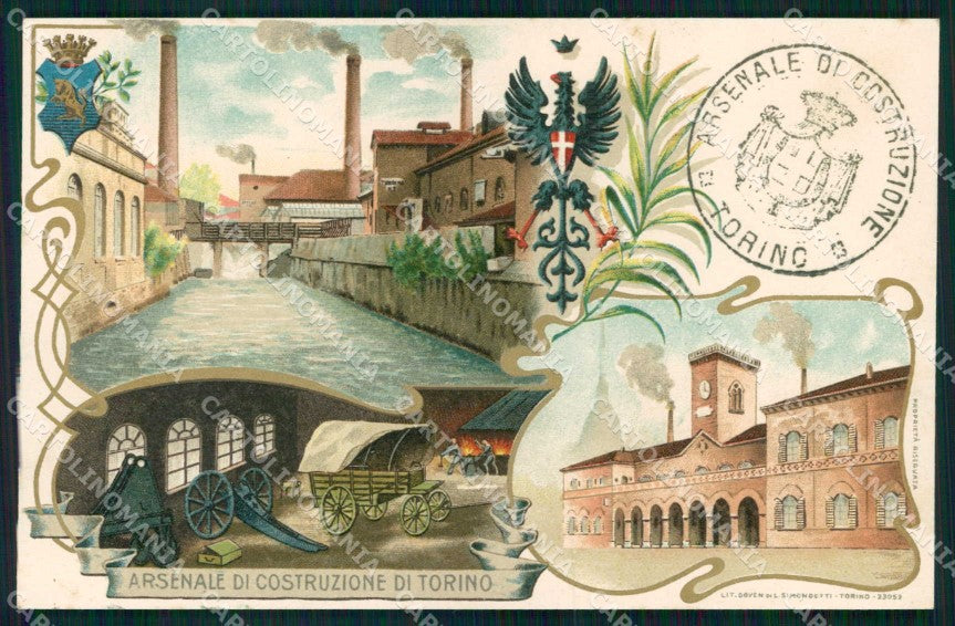 Torino Arsenale di Costruzione cartolina MX0202 – fronte