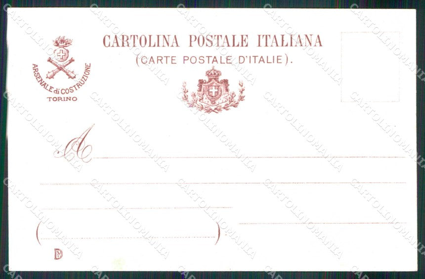 Torino Arsenale di Costruzione cartolina MX0202 – retro