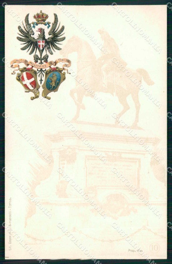 Torino Circolo Militare cartolina MX0205 – fronte