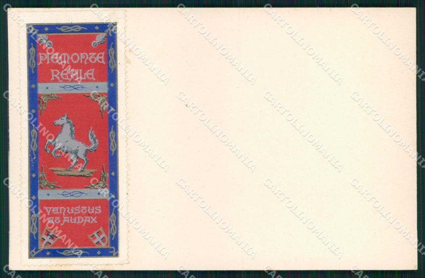 Torino Piemonte Reale Cavalleria Francobollo cartolina MX0229 – fronte