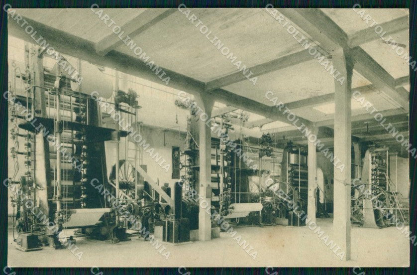 Torino Città Produzione Carta Subalpina Interno Fabbrica cartolina MX0307 – fronte