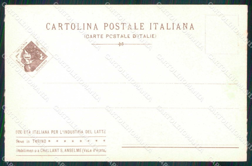 Torino Città Società Anonima Italiana Industria del Latte cartolina MX0310 – retro