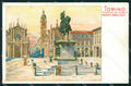 Torino Città Piazza San Carlo Monumento Emanuele Filiberto cartolina MX0321 – fronte