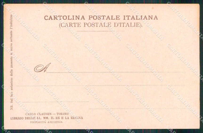 Torino Città Piazza San Carlo Monumento Emanuele Filiberto cartolina MX0321 – retro