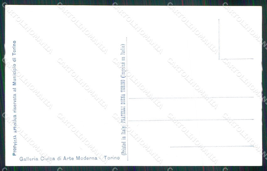 Torino Città Galleria Civica Arte Moderna Foto cartolina MX0342 – retro