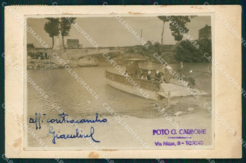 Torino Città Auto su Zatterone Foto cartolina MX0343 – fronte