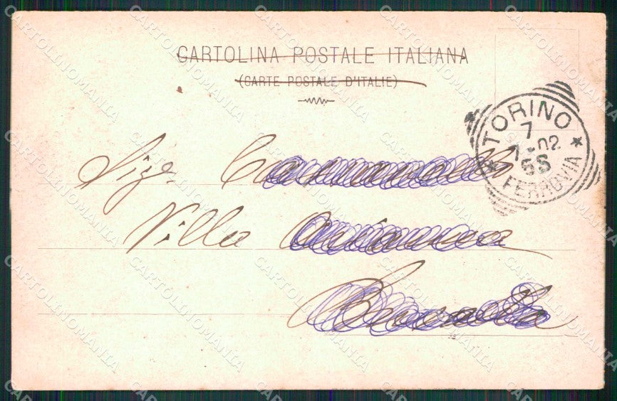 Torino Città Concorso Ippico Record Mondiale Salto cartolina MX0348 – retro