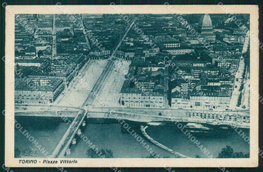 Torino Città Piazza Vittorio D'Annunzio cartolina MX0352 – fronte