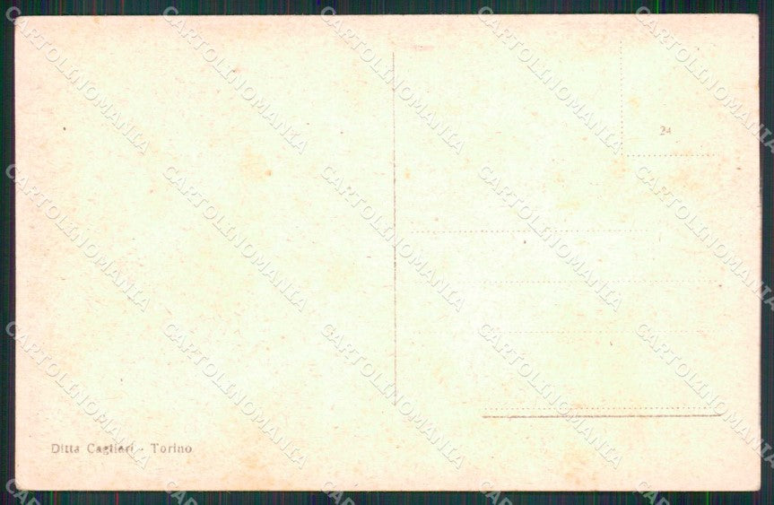 Torino Città Via IX Maggio Albergo Principi Piemonte Notturno cartolina MX0357 – retro