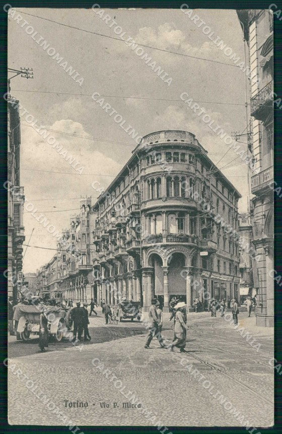Torino Città Via Pietro Micca Tram Brunner 12431 cartolina MX0364 – fronte