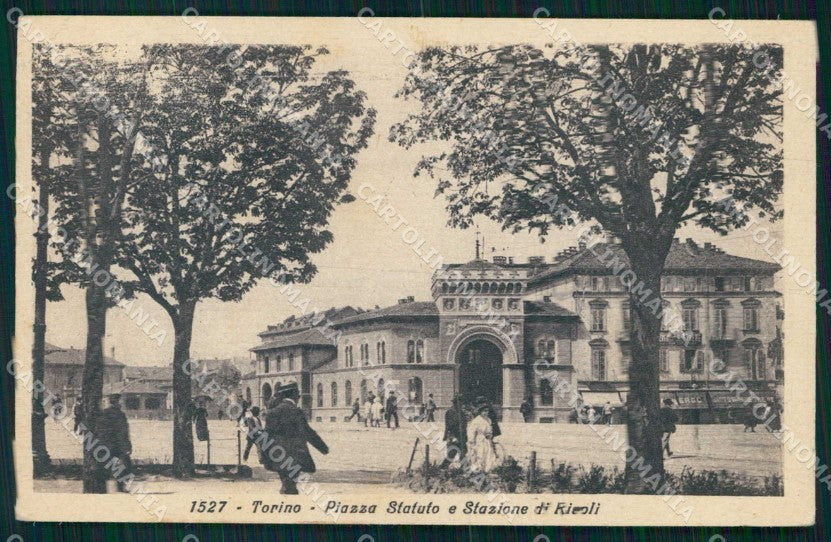 Torino Città Piazza Statuto Stazione Rivoli cartolina MX0365 – fronte
