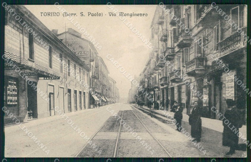 Torino Città Borgo San Paolo Via Monginevro cartolina MX0391 – fronte