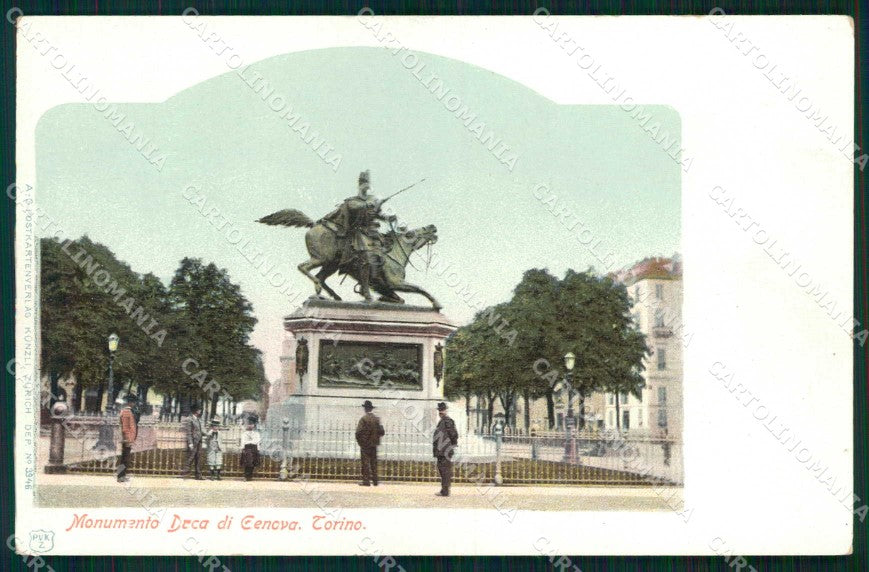 Torino Città Monumento Duca di Genova Kunzli 3946 cartolina MX0408 – fronte