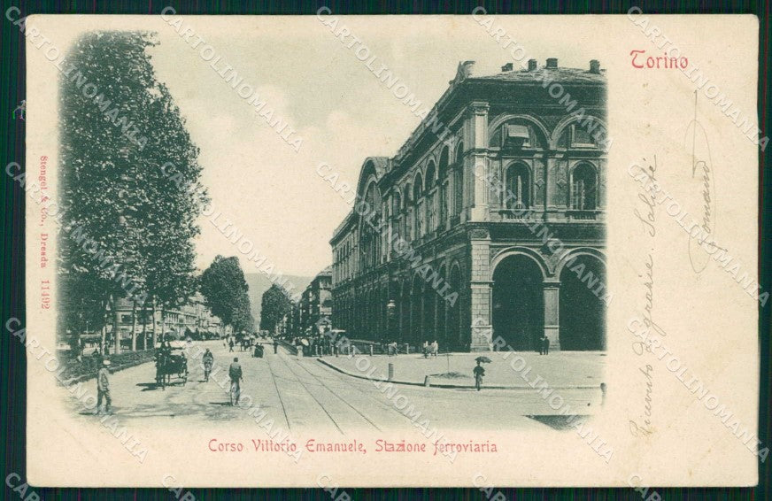 Torino Città Corso Vittorio Emanuele Stengel 11492 SCOLLATA cartolina MX0410 – fronte
