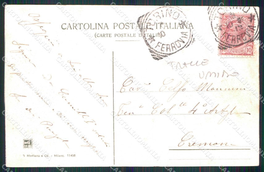 Torino Città Parco del Valentino Modiano 11498 TRACCE UMIDO cartolina MX0413 – retro