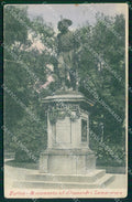 Torino Città Monumento Alessandro Lamarmora PIEGA cartolina MX0424 – fronte