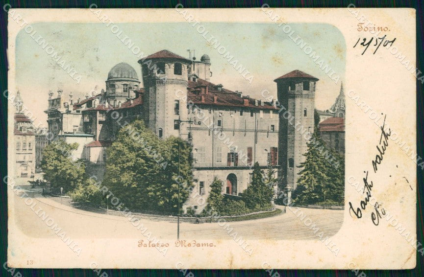 Torino Città Palazzo Madama PIEGHINA STRAPPINO cartolina MX0429 – fronte