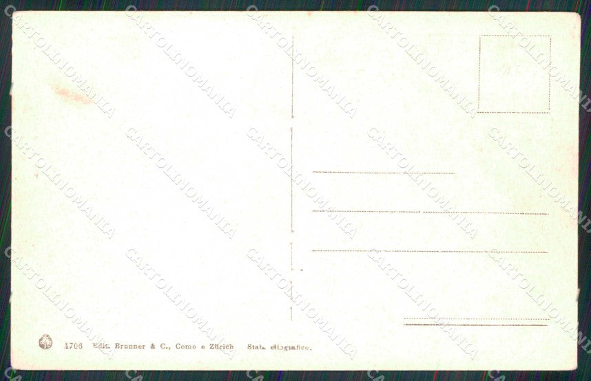 Torino Città Monumento del Frejus Brunner 4706 cartolina MX0437 – retro