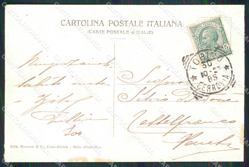 Torino Città Chiesa Santa Cristina San Carlo Tram Brunner 4557 cartolina MX0442 – retro