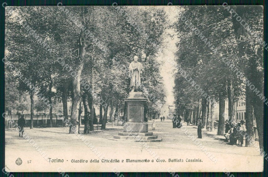 Torino Città Monumento Cassinis Brunner 57 STRAPPINO RIPARATO cartolina MX0459 – fronte