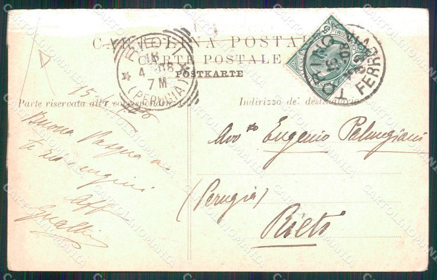 Torino Città Museo Civico PIEGHINA cartolina MX0465 – retro