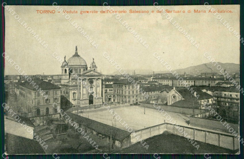 Torino Città Oratorio Salesiano Santuario Maria Ausiliatrice cartolina MX0468 – fronte
