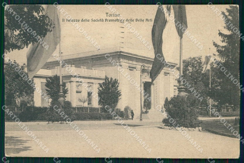 Torino Città Palazzo Società Promotrice Belle Arti cartolina MX0479 – fronte