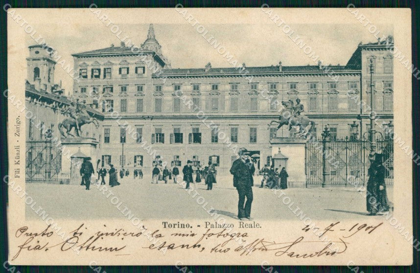 Torino Città Palazzo Reale Kunzli cartolina MX0484 – fronte