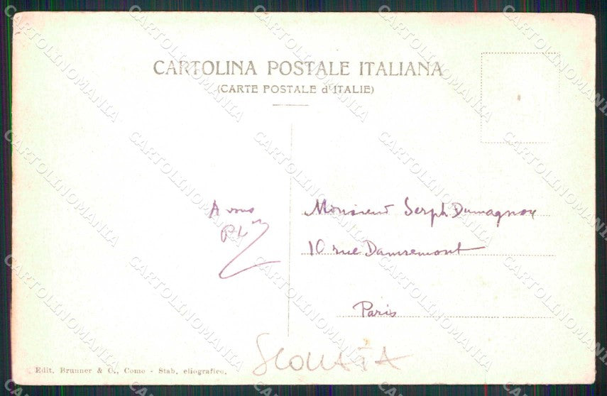 Torino Città Galleria Nazionale Brunner 4618 SCOLLATA cartolina MX0490 – retro