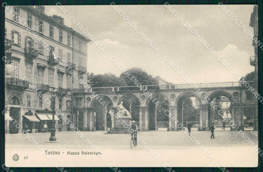 Torino Città Piazza Paleocapa Brunner 67 ABRASA cartolina MX0500 – fronte