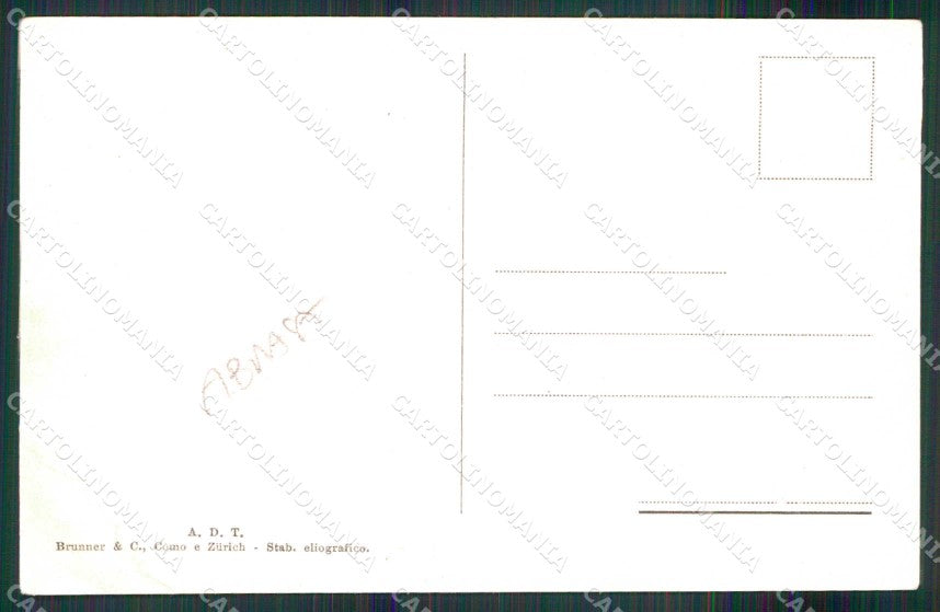 Torino Città Piazza Paleocapa Brunner 67 ABRASA cartolina MX0500 – retro