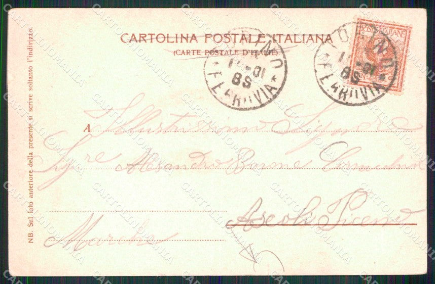 Torino Città Piazza Vittorio Emanuele I Tramway STRAPPINO cartolina MX0503 – retro