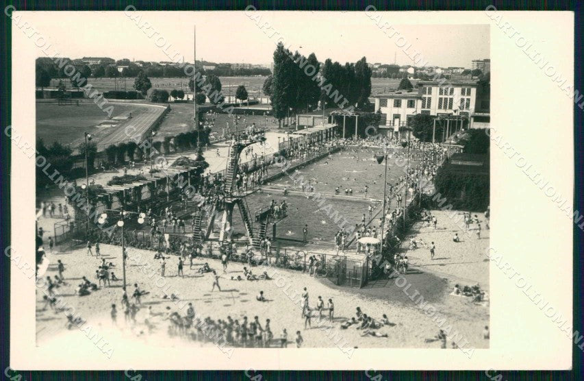 Torino Città Nuoto 1951 Piscina Foto cartolina MX0529 – fronte