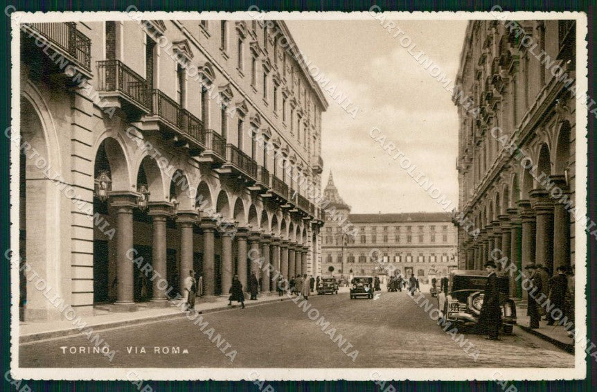 Torino Città Via Roma Foto cartolina MX0531 – fronte
