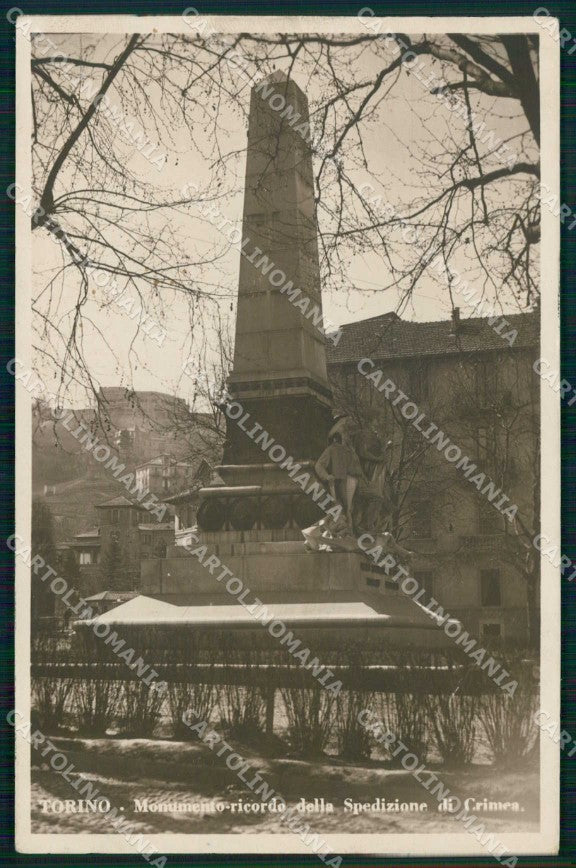 Torino Città Monumento Ricordo Spedizione Crimea Foto cartolina MX0539 – fronte