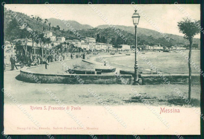 Messina Città Riviera San Francesco di Paola Stengel cartolina MX0547 – fronte