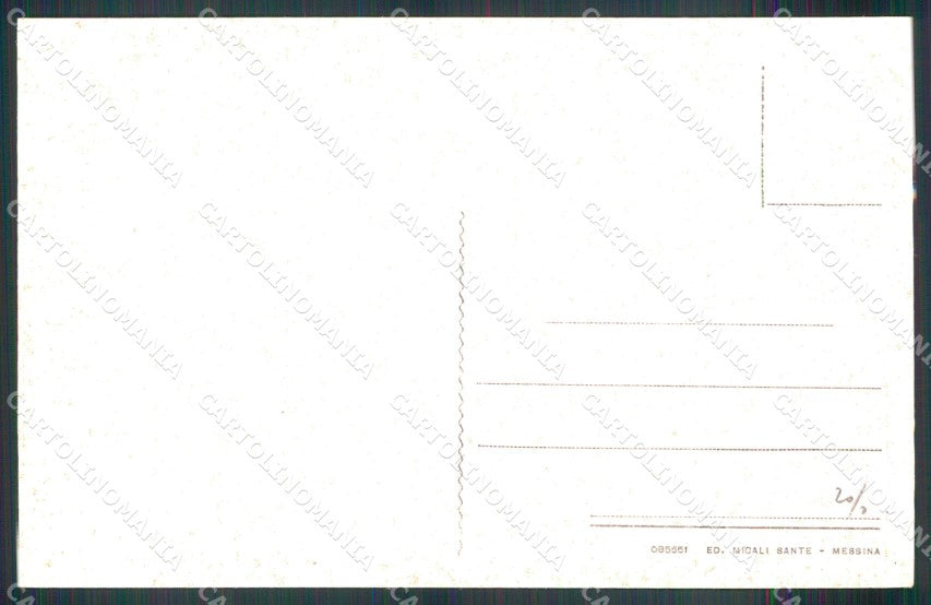 Messina Città Via Garibaldi cartolina MX0553 – retro