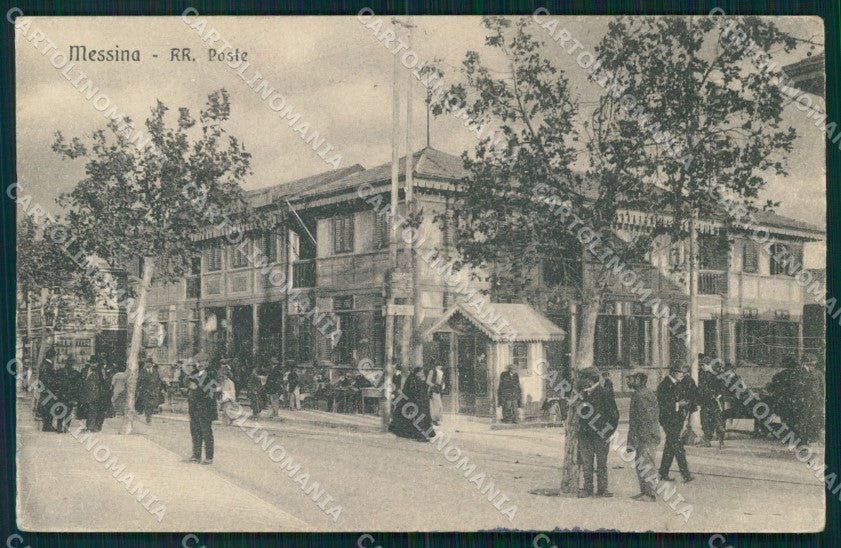 Messina Città Poste Telegrafi cartolina MX0566 – fronte