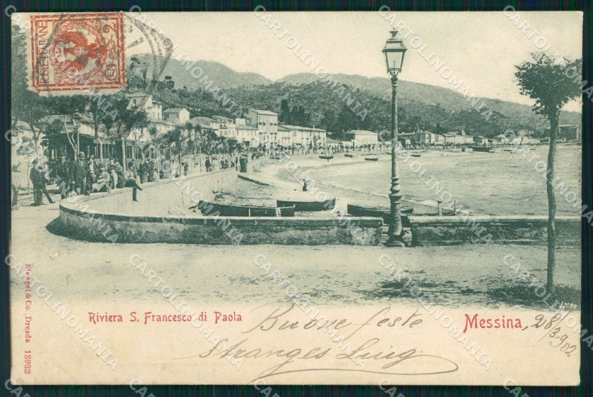 Messina Città Riviera San Francesco Stengel 13933 SCOLLATA cartolina MX0570 – fronte