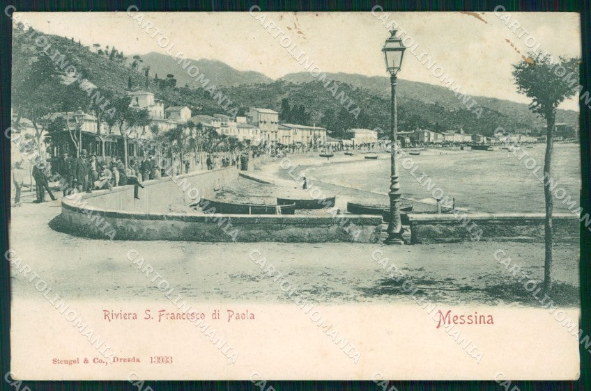 Messina Città Riviera San Francesco Stengel 13933 cartolina MX0571 – fronte