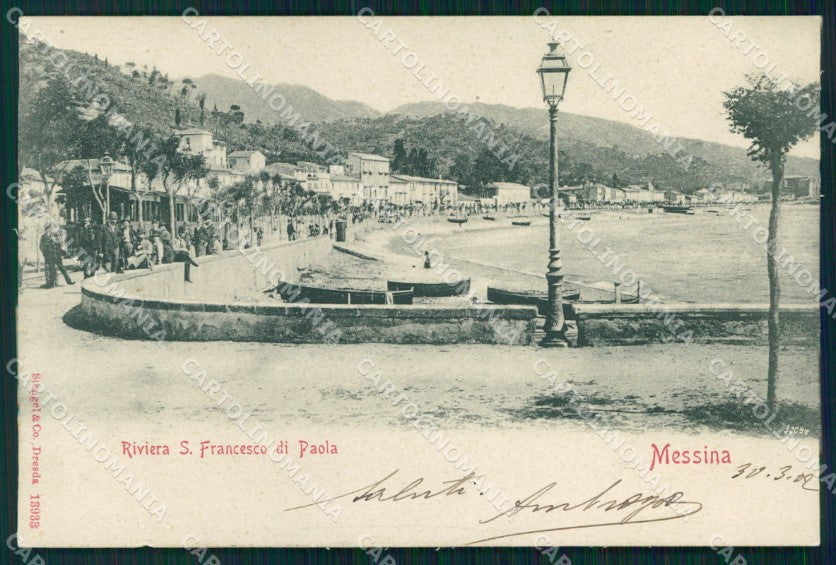 Messina Città Riviera San Francesco Stengel 13933 cartolina MX0572 – fronte