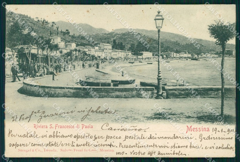 Messina Città Riviera San Francesco Stengel cartolina MX0573 – fronte