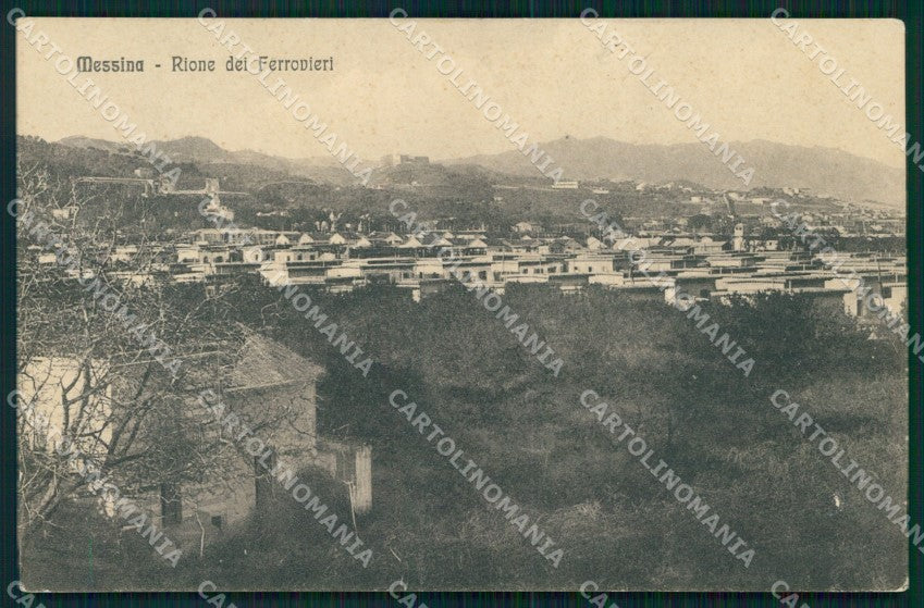 Messina Città Rione Ferrovieri Alterocca 11942 cartolina MX0576 – fronte