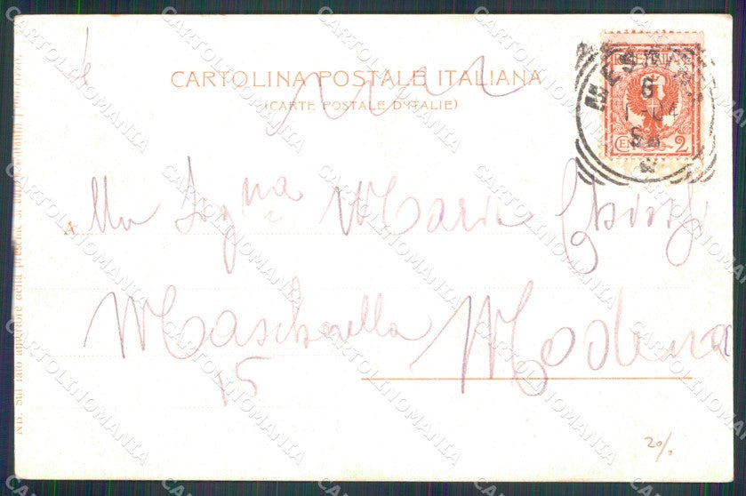 Messina Città Villetta Mazzini cartolina MX0581 – retro