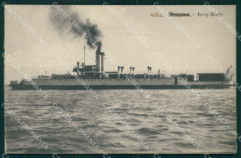 Messina Città Ferry Boat cartolina MX0598 – fronte