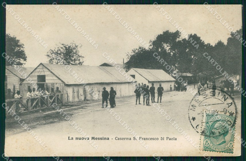 Messina Città Caserma San Francesco Alterocca 3189 cartolina MX0615 – fronte