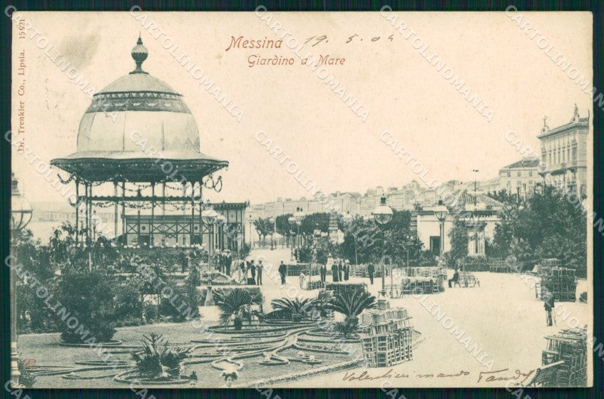 Messina Città Giardino a Mare Trenkler 15921 cartolina MX0633 – fronte