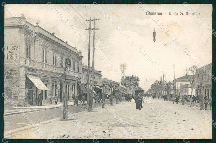 Messina Città Viale San Martino Alterocca 22787 cartolina MX0638 – fronte